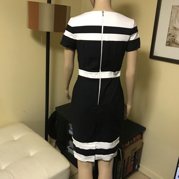 Color block body con pencil dress - Picture 5 of 5